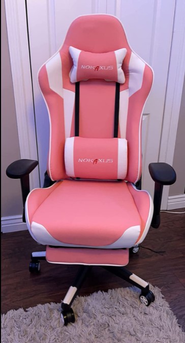 Nokaxus gaming Chair Pink color