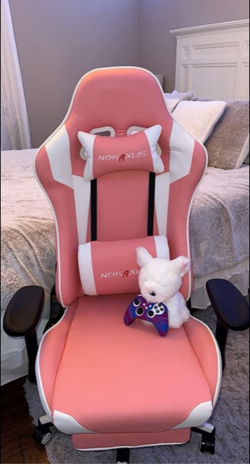 Nokaxus Gaming Chair Pink colour