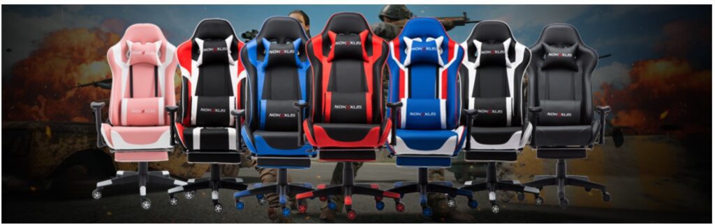 Nokaxus Gaming Chairs all colors