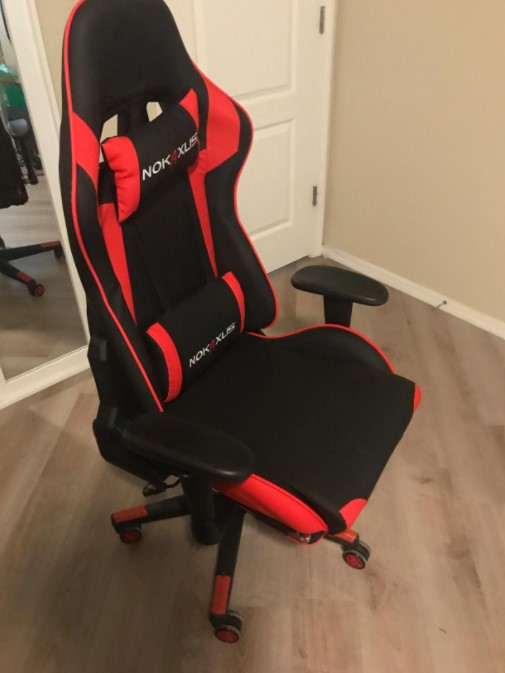 Nokaxus Gaming chair red colour