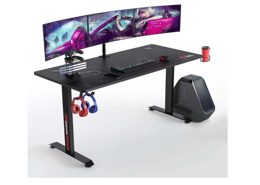 Seven Warrior Gaming desk table 60 inch T shaped