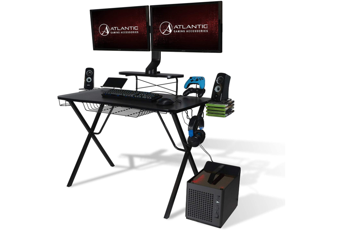 Costume Fitueyes L-Shaped Electric Standing Desk for Streamer