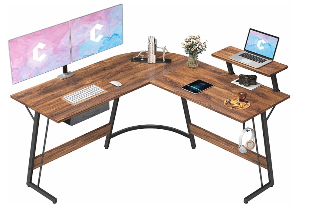 CubiCubi L shaped best Gaming Desk table 51 inch