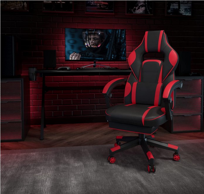 Flash x40 gaming chair red color