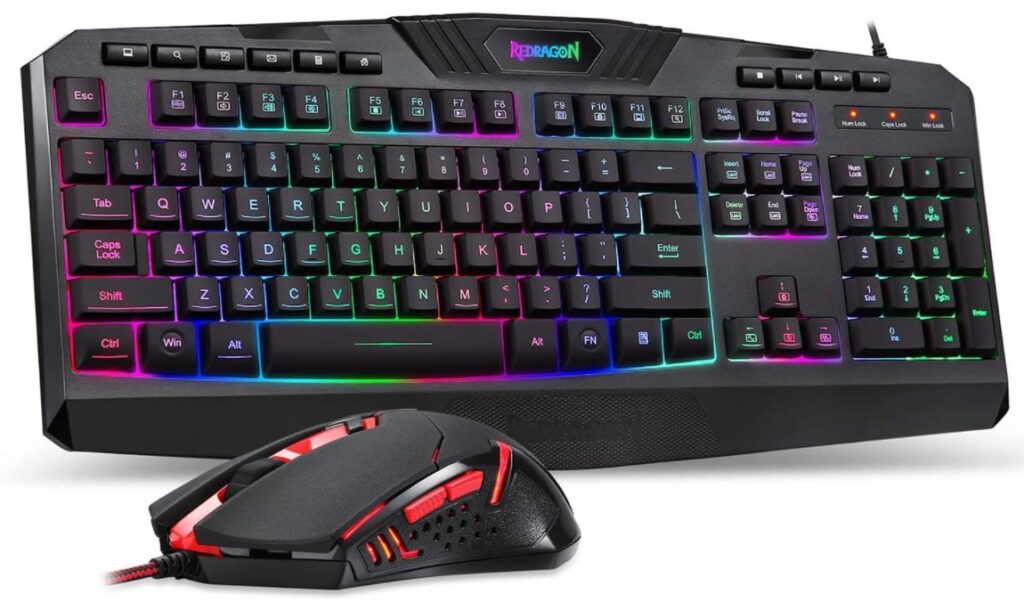 Redragon S101 Wired Gaming Keyboard and mouse black color