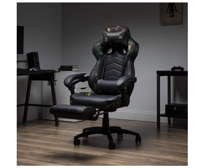 Respawn 110 gaming chair forest camo color