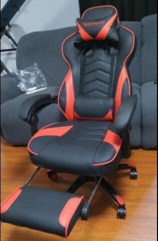 Respawn Gaming Chair Red with footrest out rsp 110 red