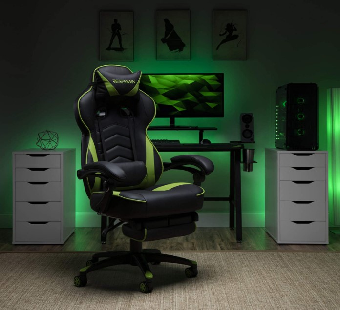 Respawn racing style Gaming chair Green Rsp-110