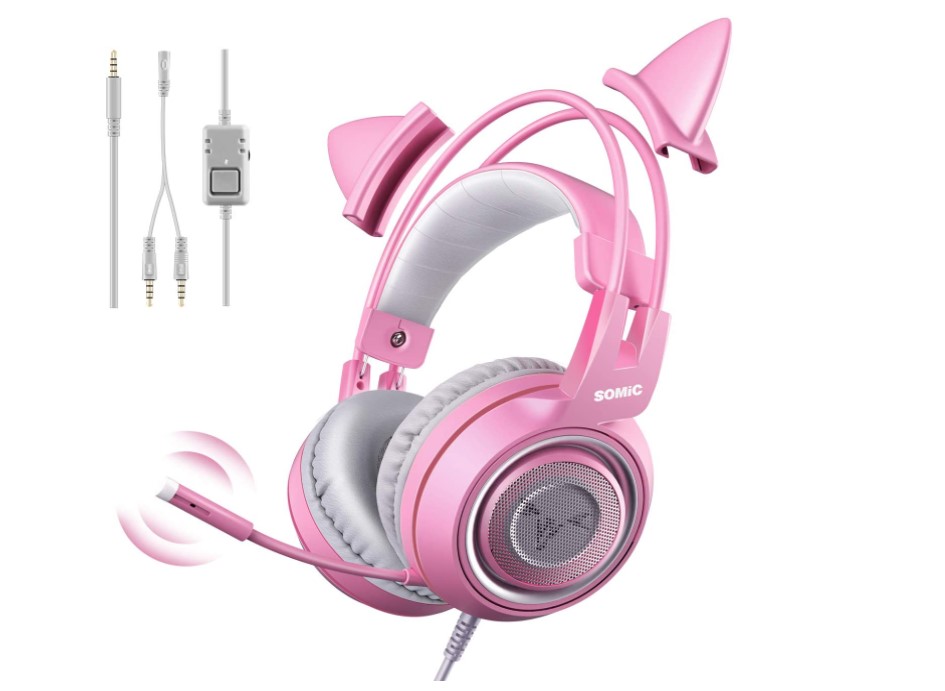 SOMIC G951s Pink Gaming Headset