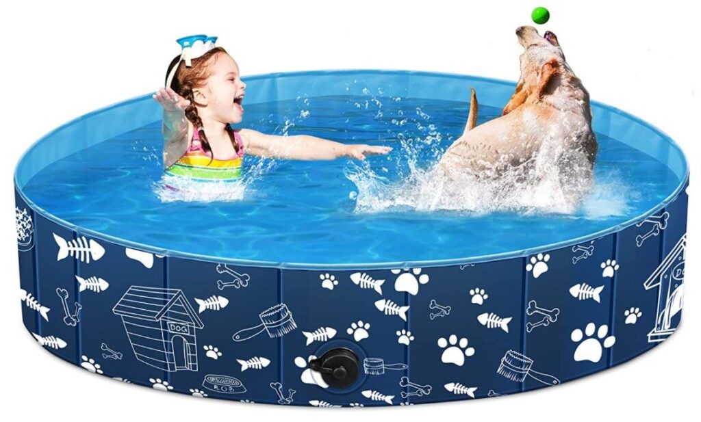 Unido Foldable Dog pool for kids baby