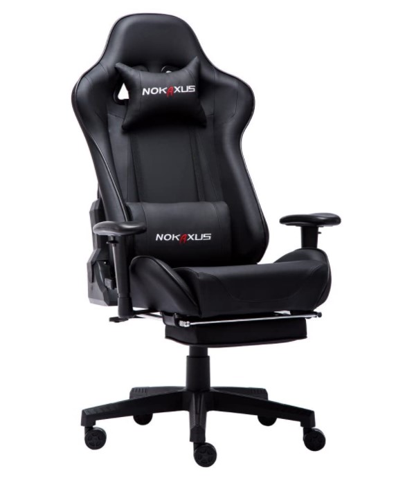 nokaxus gaming chair yk 6008 black color