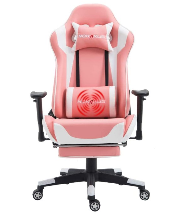 nokaxus gaming chair yk 6008 pink color