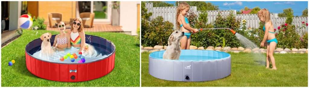 Foldable pvc dogs cats pools
