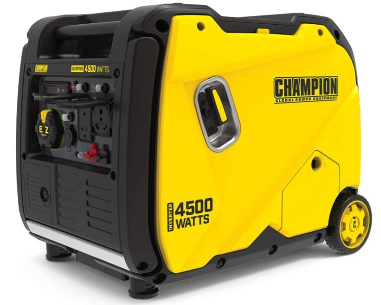 Champion Power Equipment 200986 4500-Watt Portable Inverter Generator, RV Ready