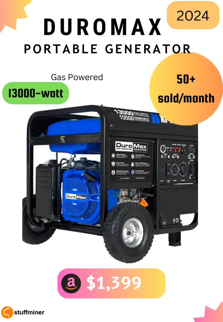 Duromax portable gas powered generator 13000 watt
