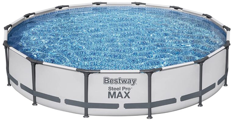 Bestway 56597E Steel Pro MAX Ground Frame Pools, 14' x 33", Grey