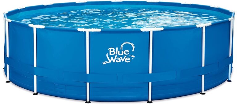 Blue Wave NB19791 18-ft Round 52-in Deep Active Frame Package Above Ground Swimming Pool with Cover, x
