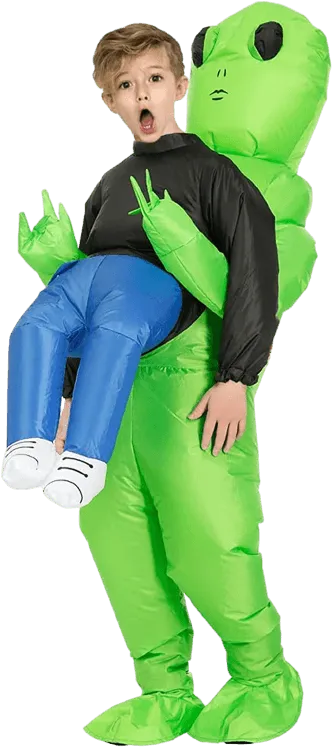 Alien scary halloween costume for kids
