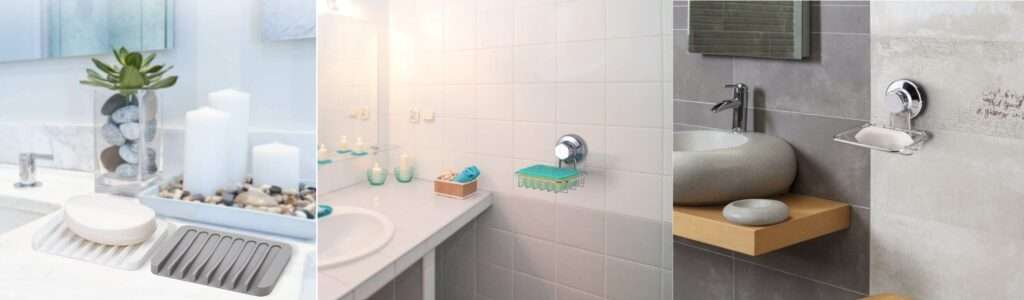 Bathroom soap holders