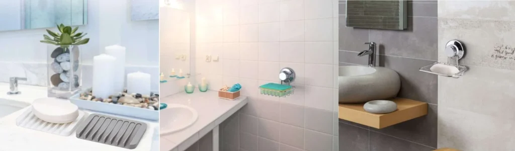 Bathroom soap holders
