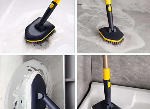 All purpose bathroom shower scrubers brushes tub tile sink