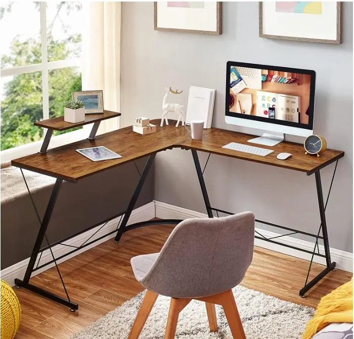 Mr Ironstone L shaped computer desk