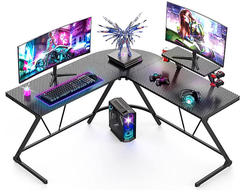 Mr Ironstone L shaped computer gaming desk 50.8 inch