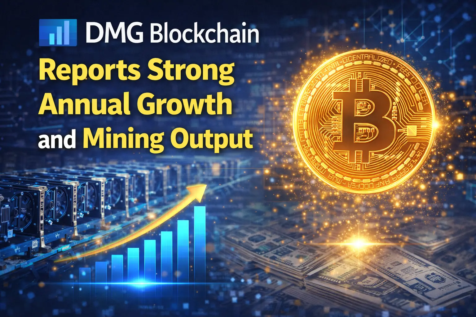 DMG Blockchain Reports Strong Annual Growth and Mining Output