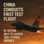 China Flies Jiutian the Worlds Largest Drone Mother Ship for the First Time